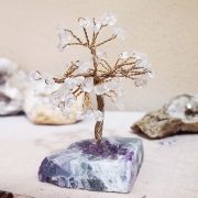 Mäekristall väike kristallipuu fluoriidist alusel