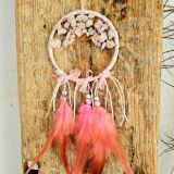 Väike unenäopüüdja roosast kvartsist Elupuuga | Koidukuma disain