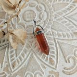 Karneool kahe tipuga ripats