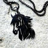 Hobusepeaga kaelaehe ketiga must