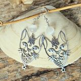 Kõrvarõngad Egiptuse kass | Koidukuma disain