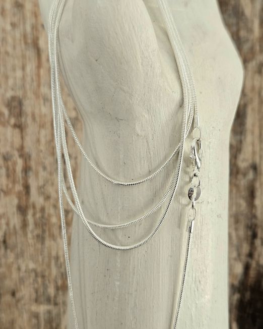 Hõbekett siugjas 55 cm proov 925"