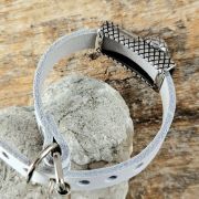 Nahast käerihm Madu valge | Koidukuma disain
